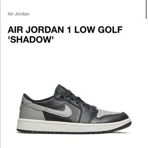 Jordan 1 retro low golf